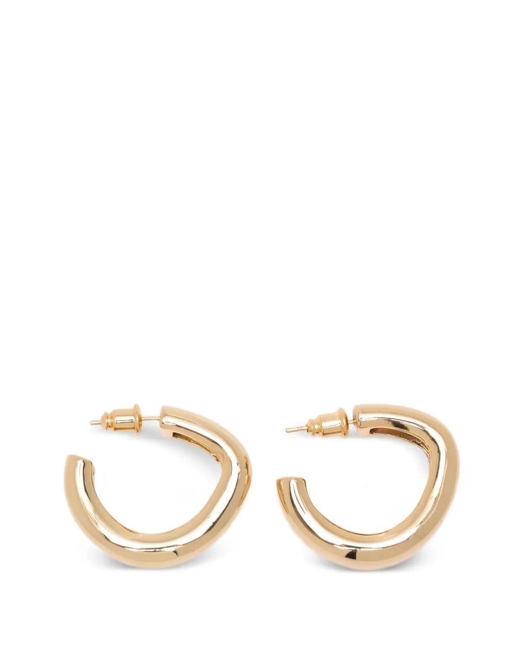 Joseph Metallic Chunky Hoop Earrings