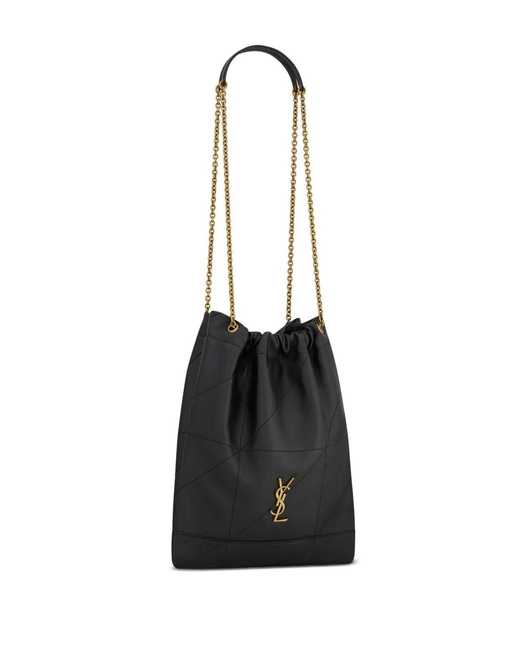 Saint Laurent Black "Jamie Pochon" Bucket Bag