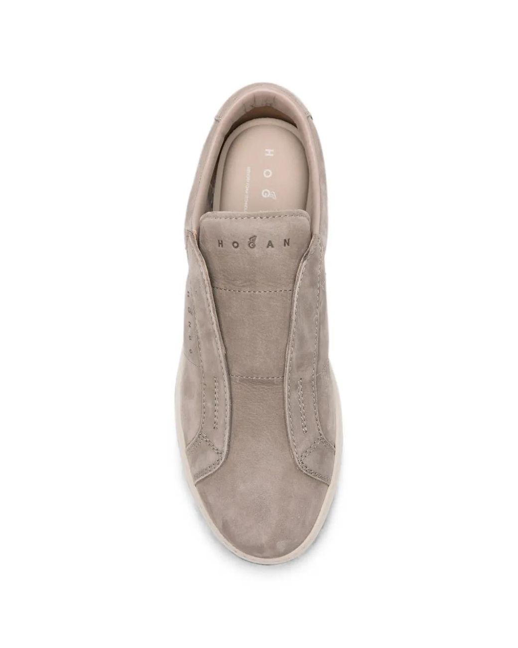 Hogan Gray Suede Sneakers for men