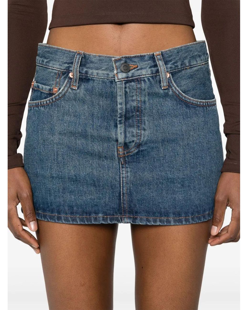 Wardrobe NYC Mini-Rok in het Blue