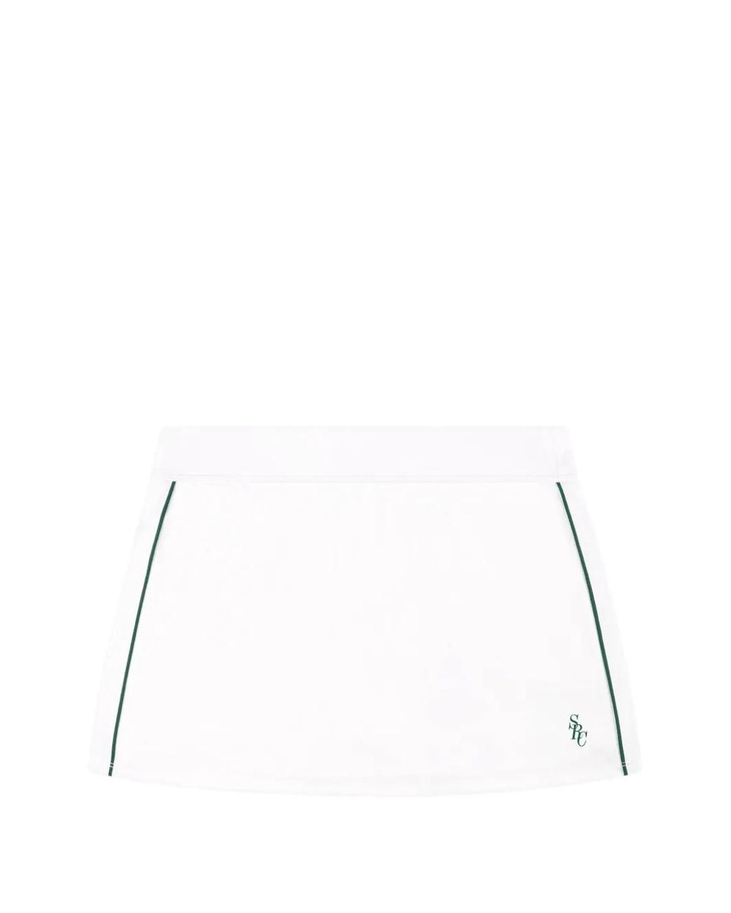 Sporty & Rich White Alia Src Court Short Skirt