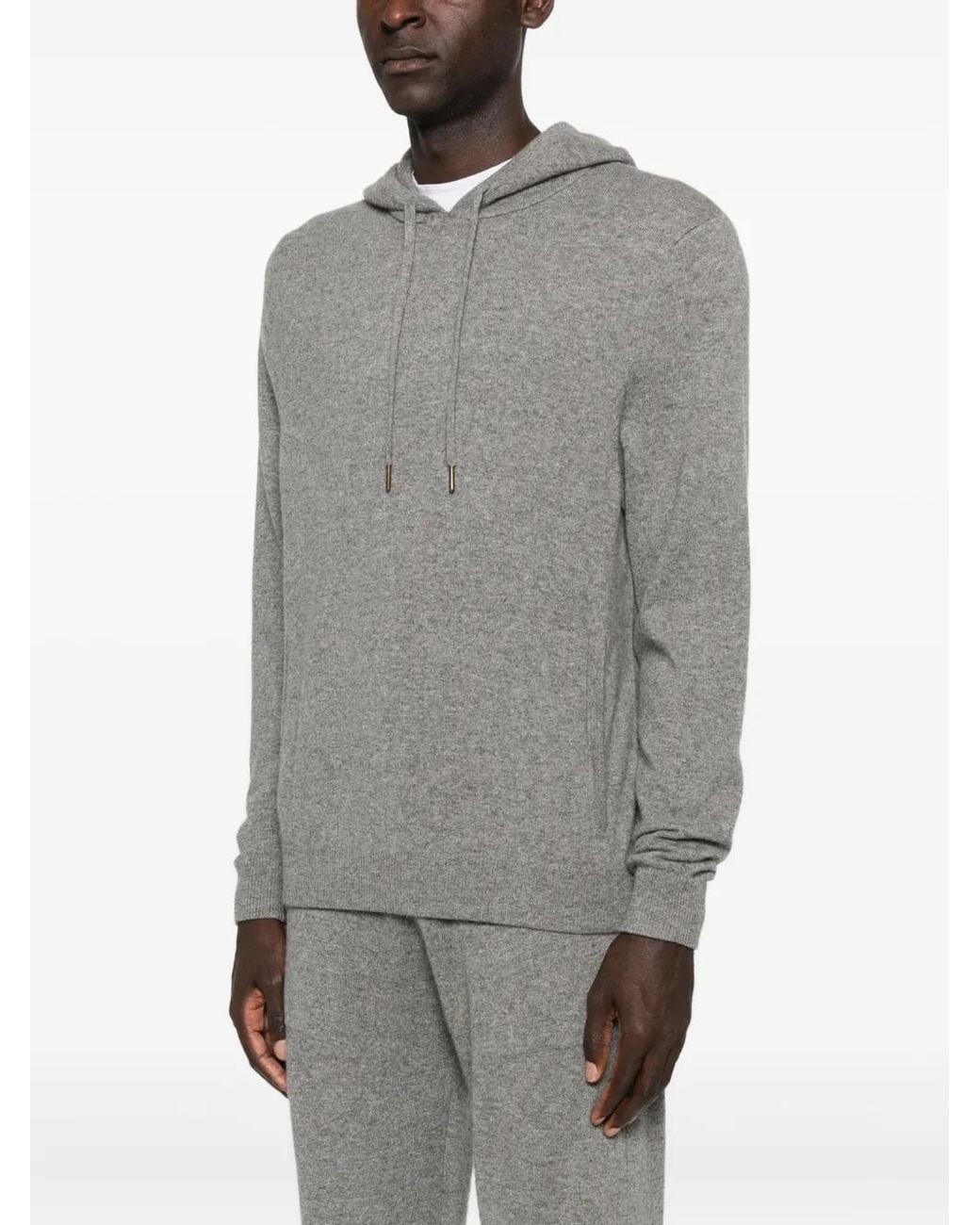Bompard Gray Hoodie Sweater for men