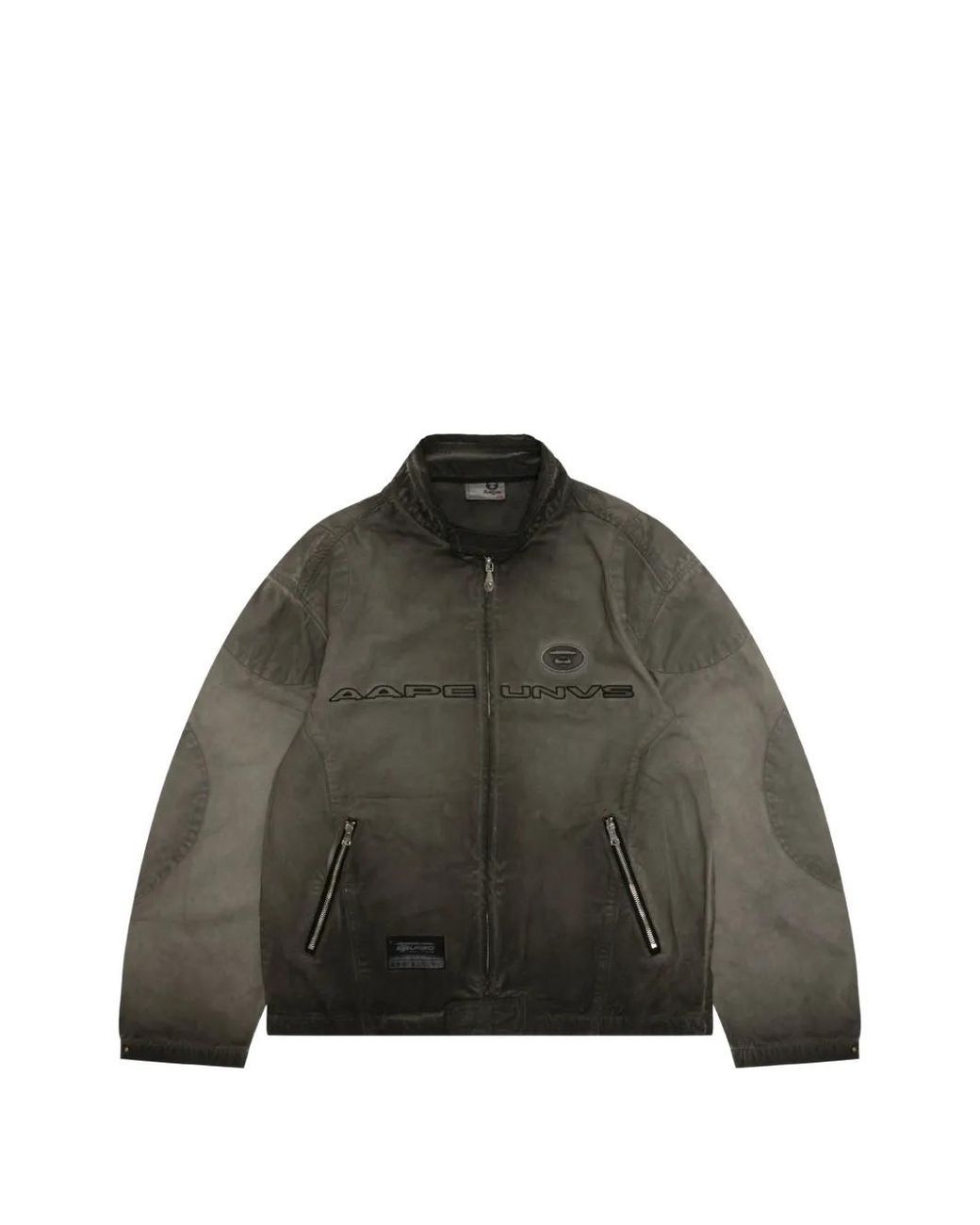 Aape By A Bathing Ape Black Hooded Cotton Jacket for men