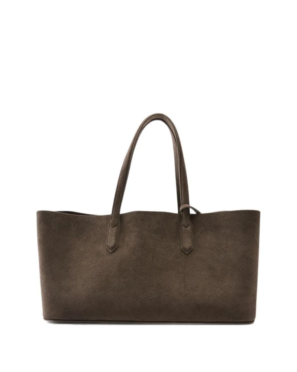 JNBY Brown Matte Tote Bag