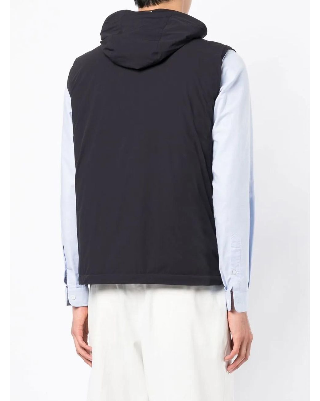 Chaleco con capucha Herno de hombre de color Blue