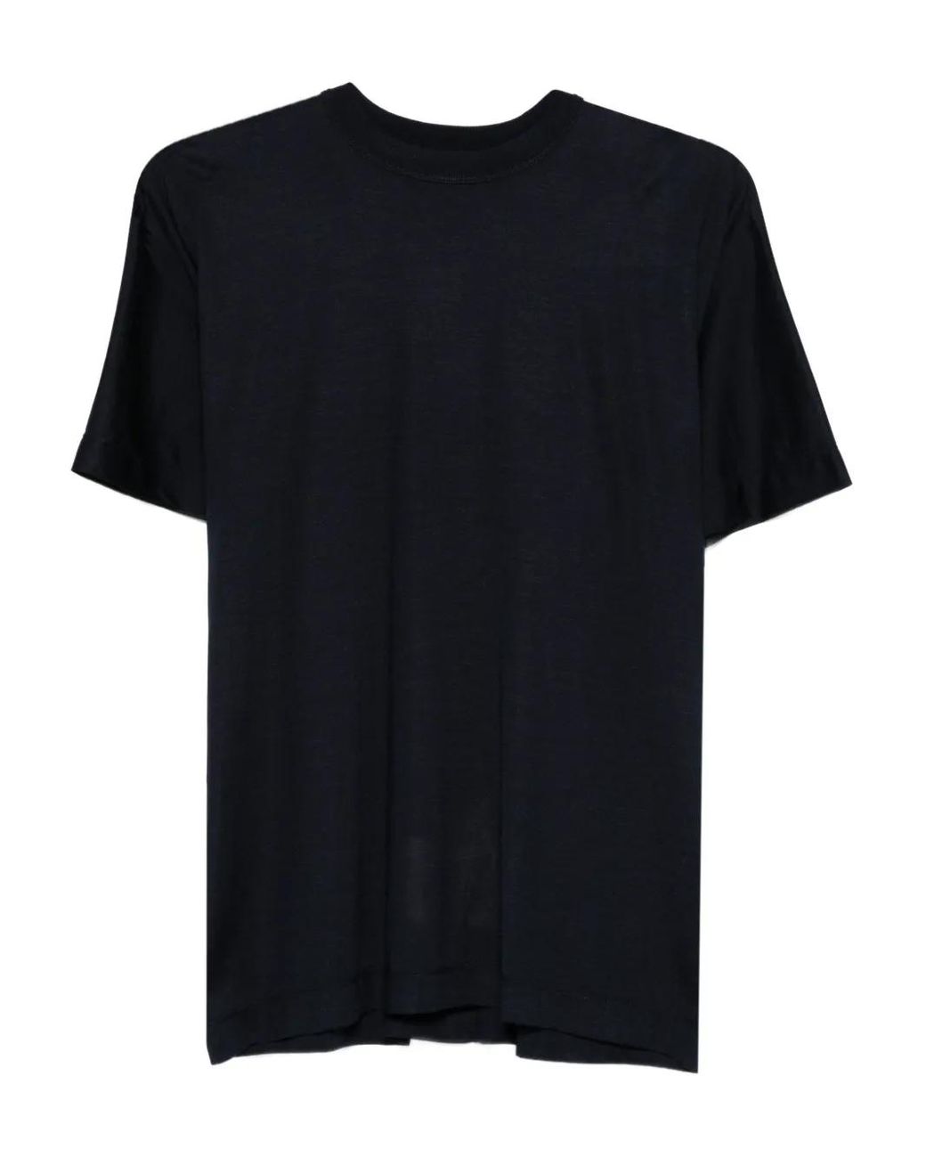 Carven Black Crew-Neck Short-Sleeve Top