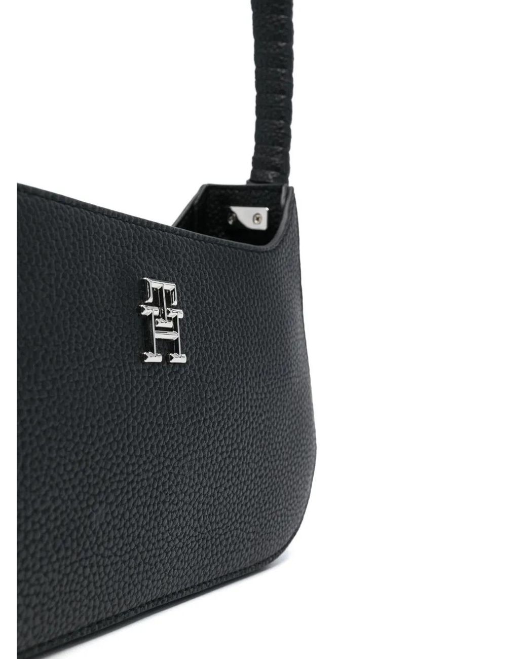 Tommy Hilfiger Black Emblem Shoulder Bag