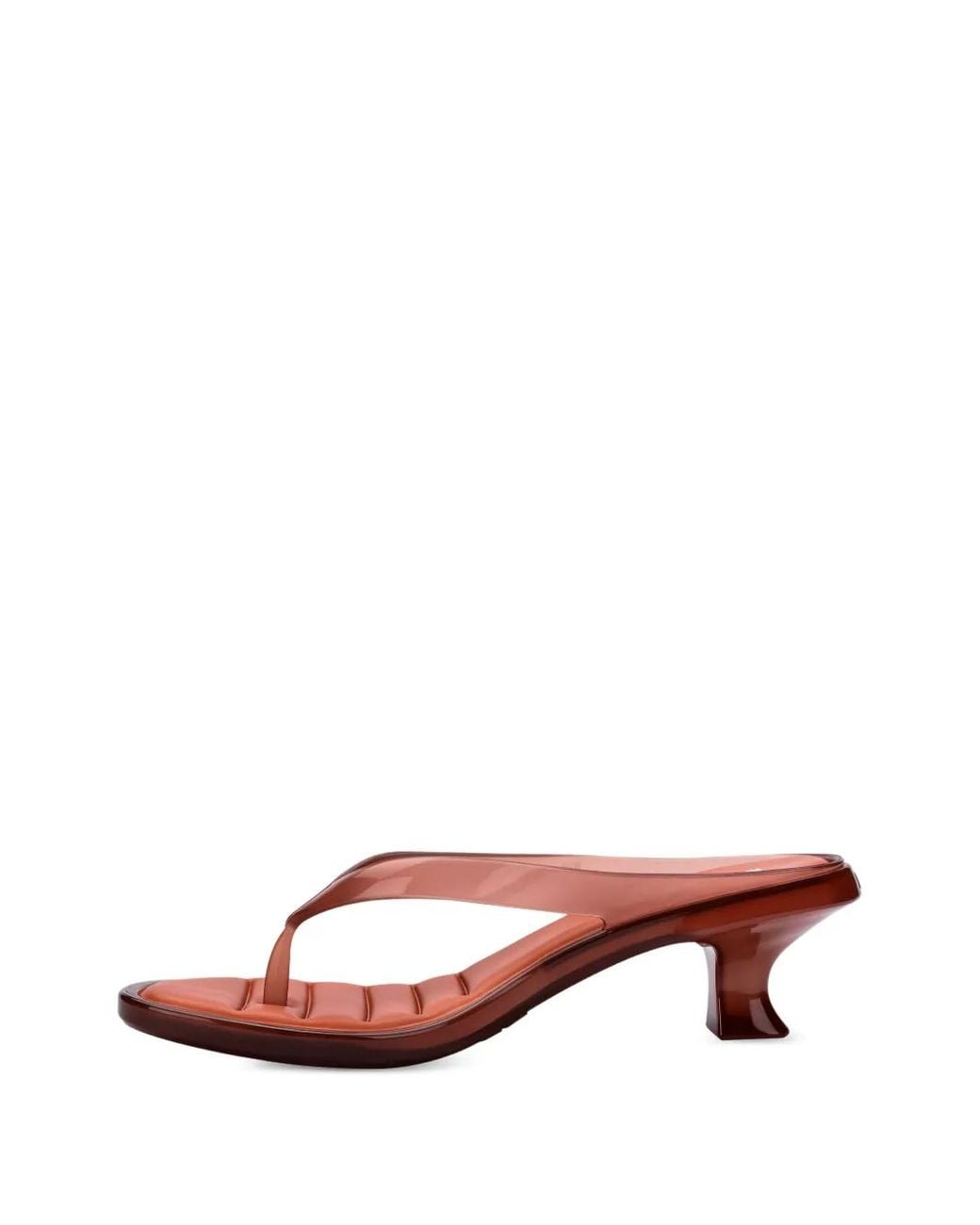 Melissa Pink Thong Kitten-Heel Sandals