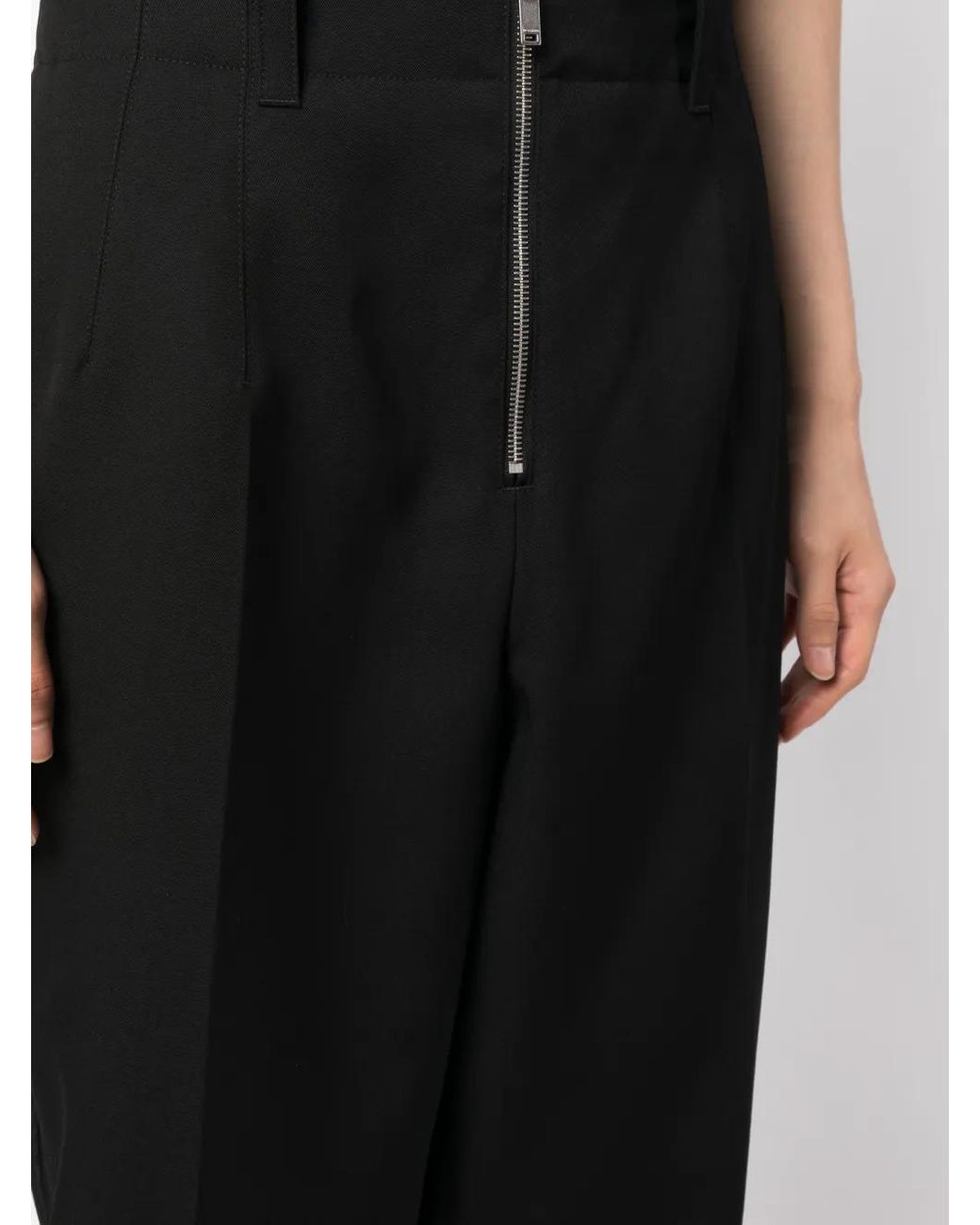 Jil Sander Wollen Broek in het Black voor heren