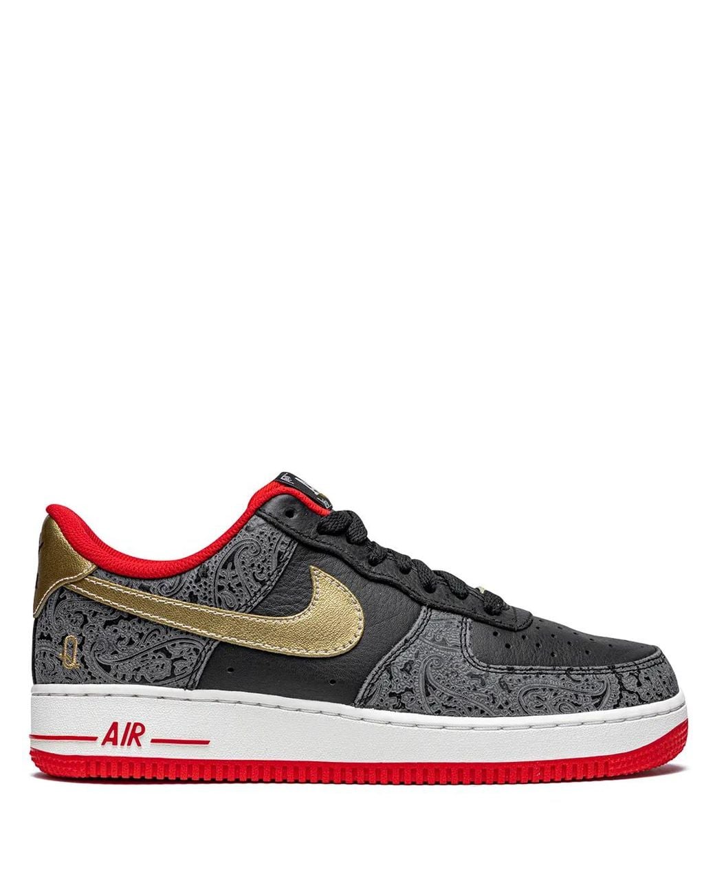 Nike Black Air Force 1 Low '07 Lx "Spades" Sneakers