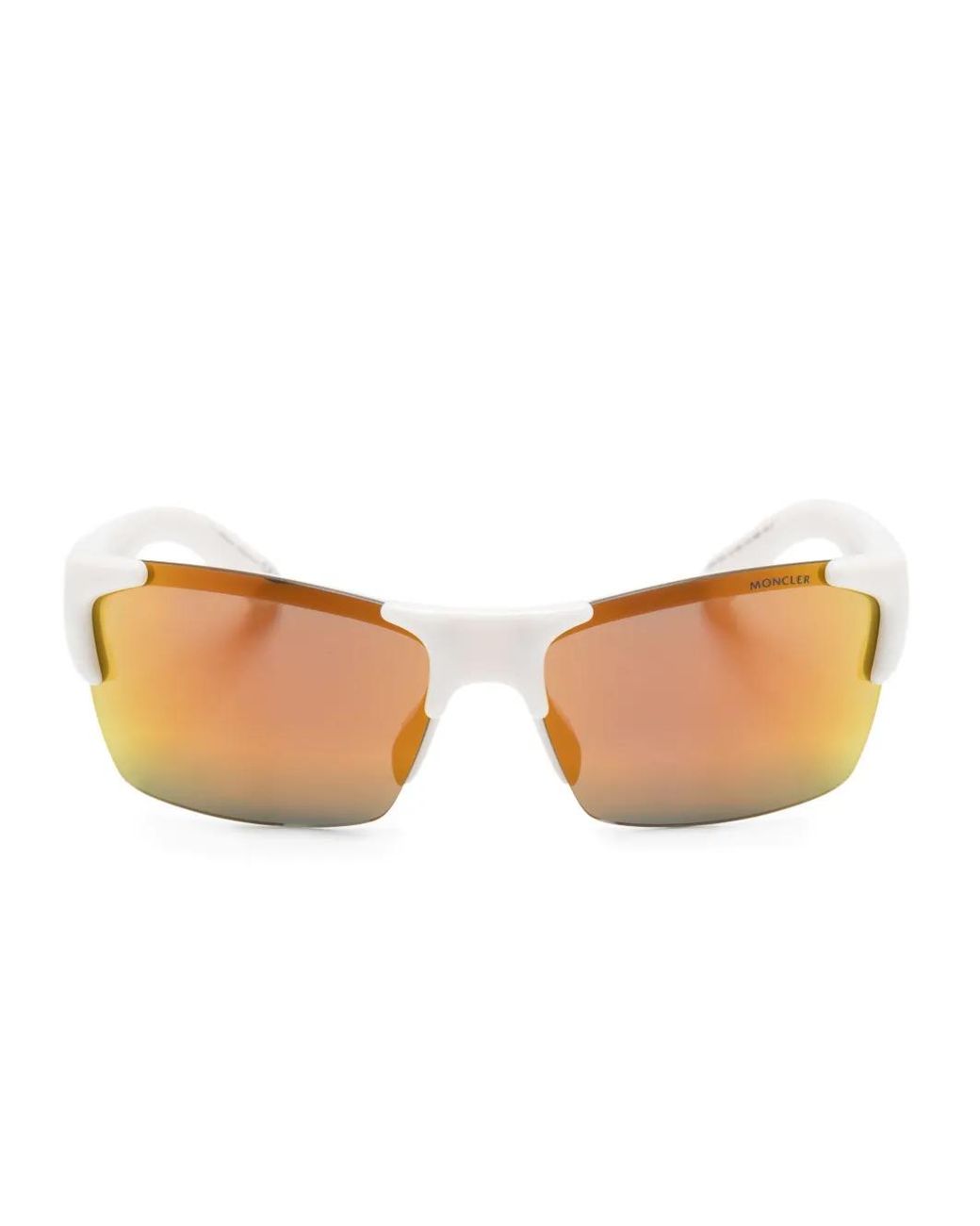Moncler Natural Spectron Rectangle-Frame Sunglasses