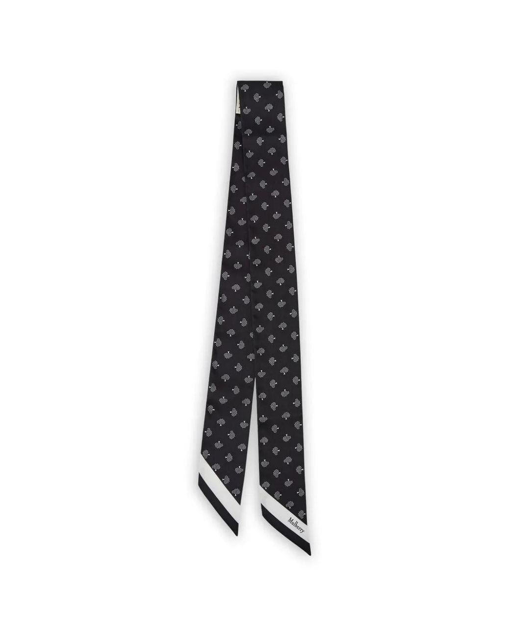 Mulberry White Tree Skinny Scarf