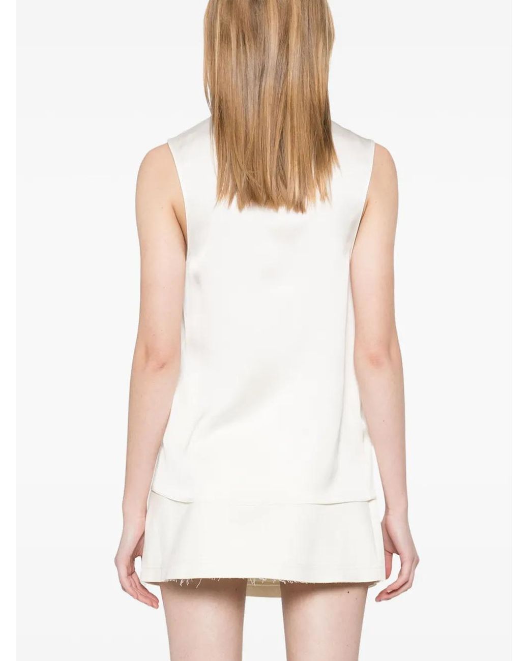 Tom Ford White Sleeveless Top