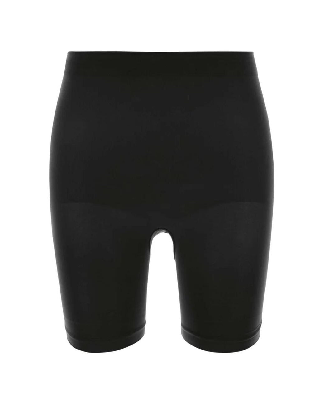 Skims Black Seamless Mid-Thigh Shorts
