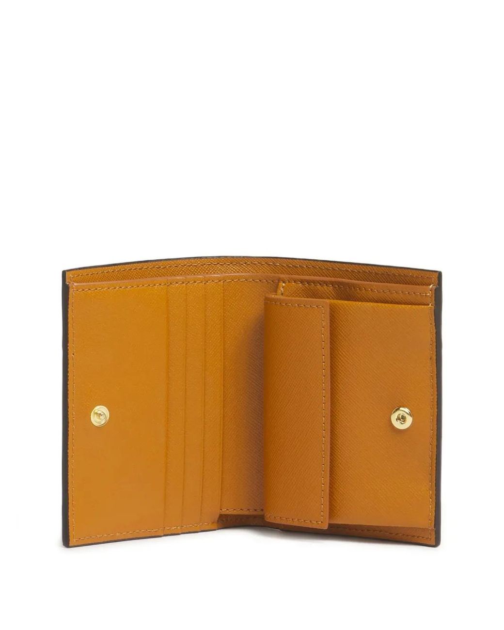 Marni Brown Portemonnaie Aus Saffiano-Leder