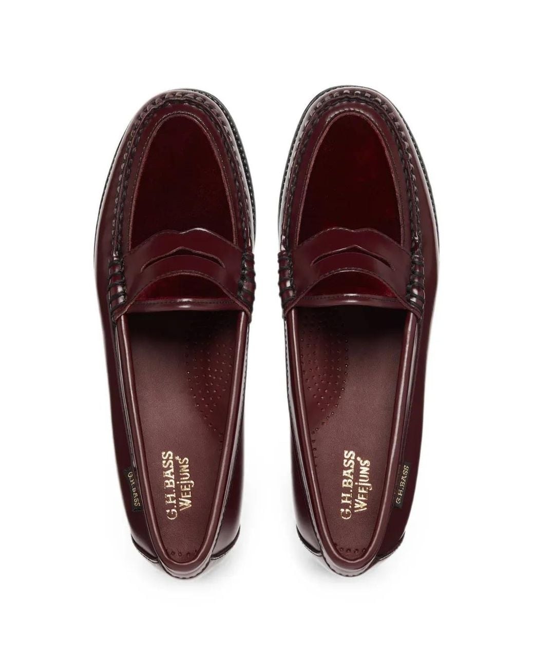 G.H.BASS Red Weejuns Loafers