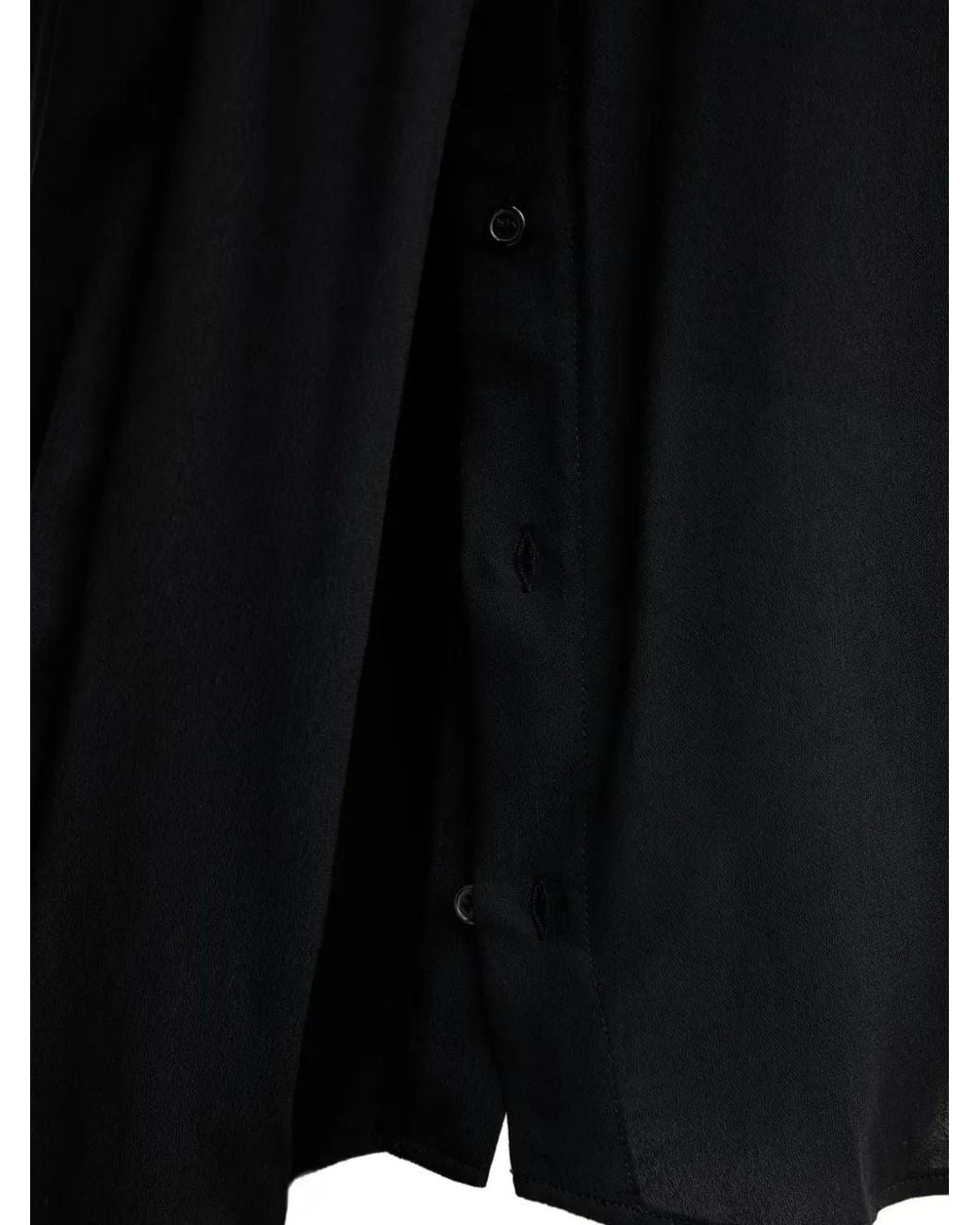 Sisley Black Long-Sleeves Shirt