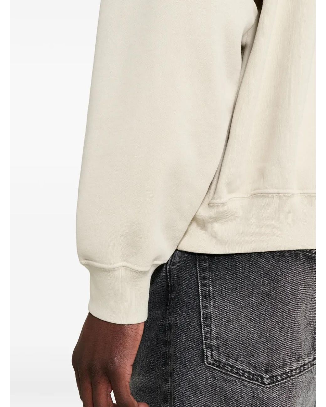 Lady White Co. White Mini Cropped Hoodie for men