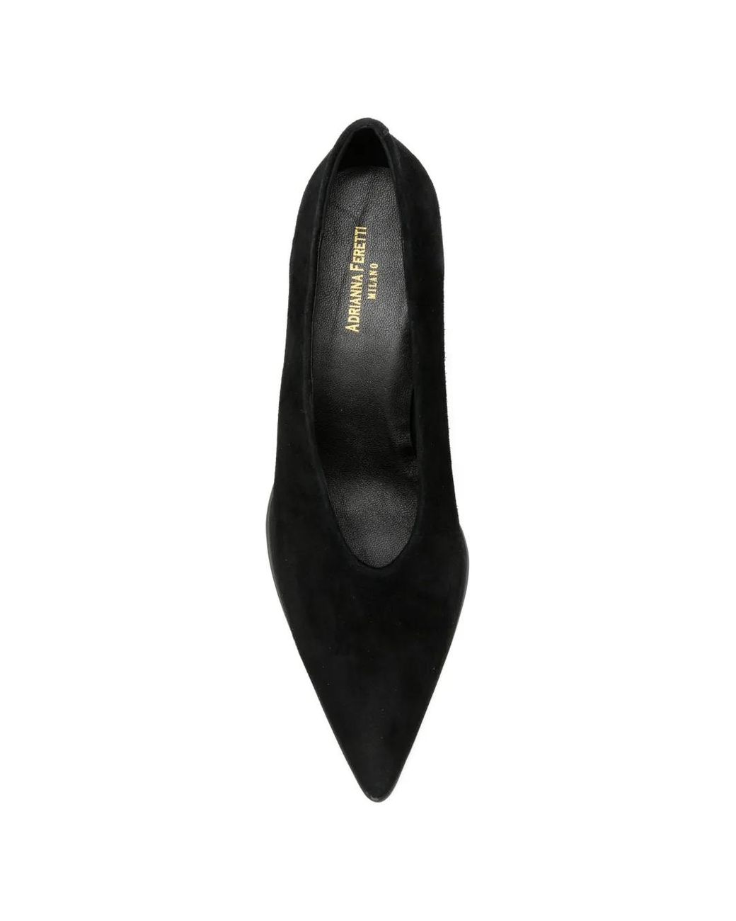ADRIANNA FERETTI Black Suede Pumps