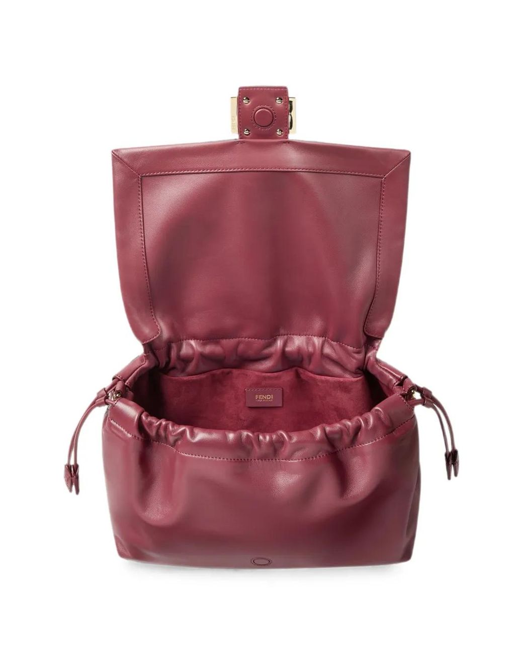 Fendi Purple Baguette Soft Large Bag
