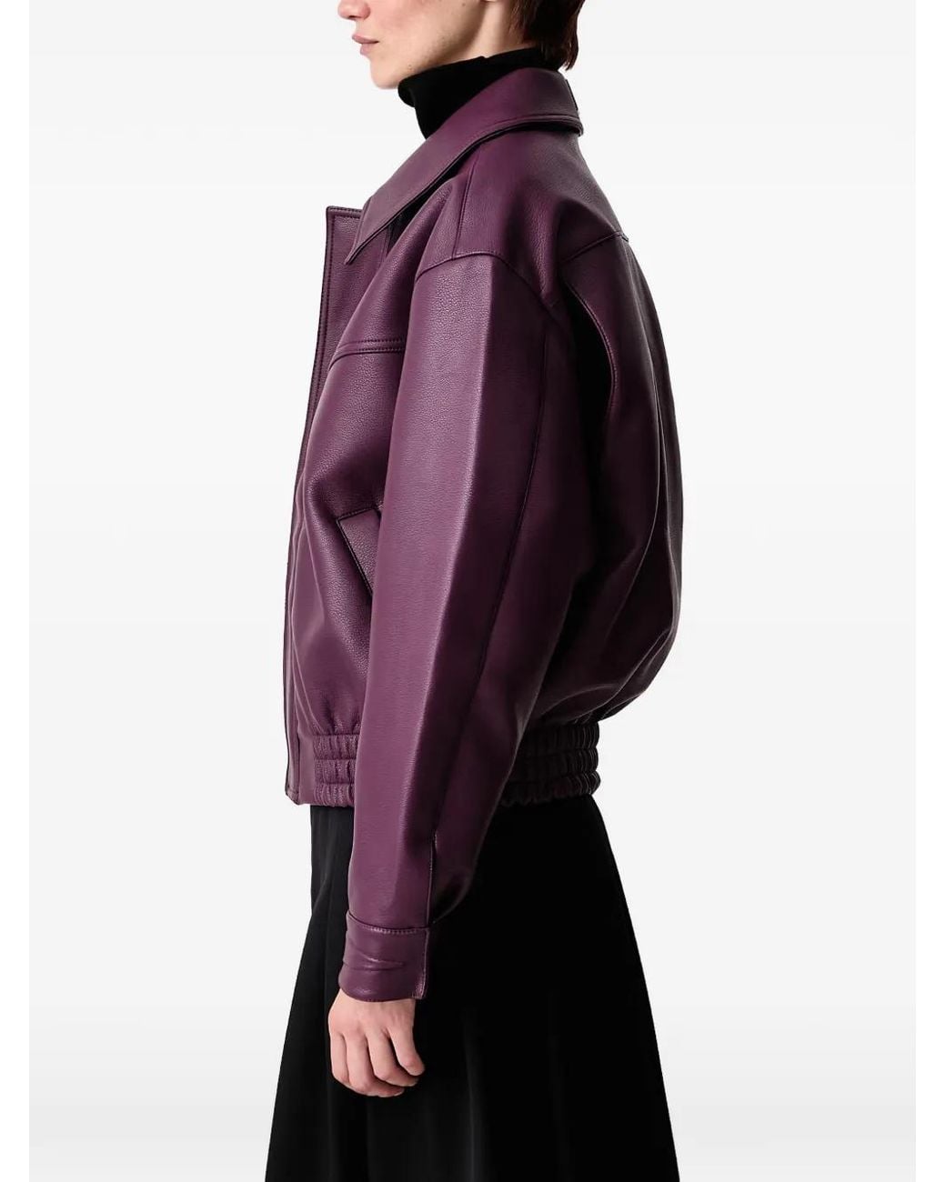 WRSTBHVR Purple Estelle V2 Elasticated-Hem Jacket