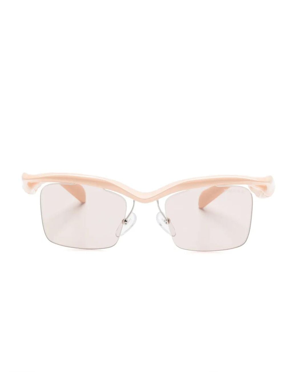 Prada Pink Morph Square-Frame Sunglasses