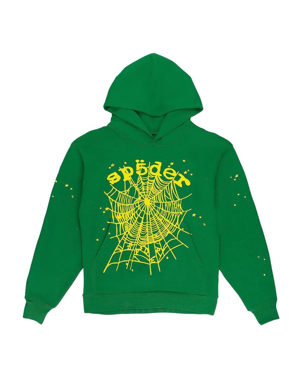 Sudadera Star Og Web V2 Con Capucha Sp5der de hombre de color Green