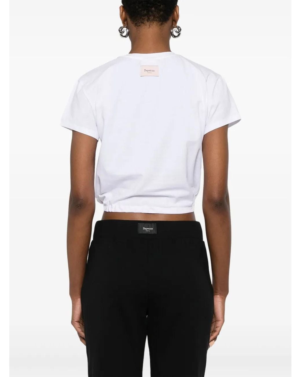 Repetto White Satin-Ribbon T-Shirt