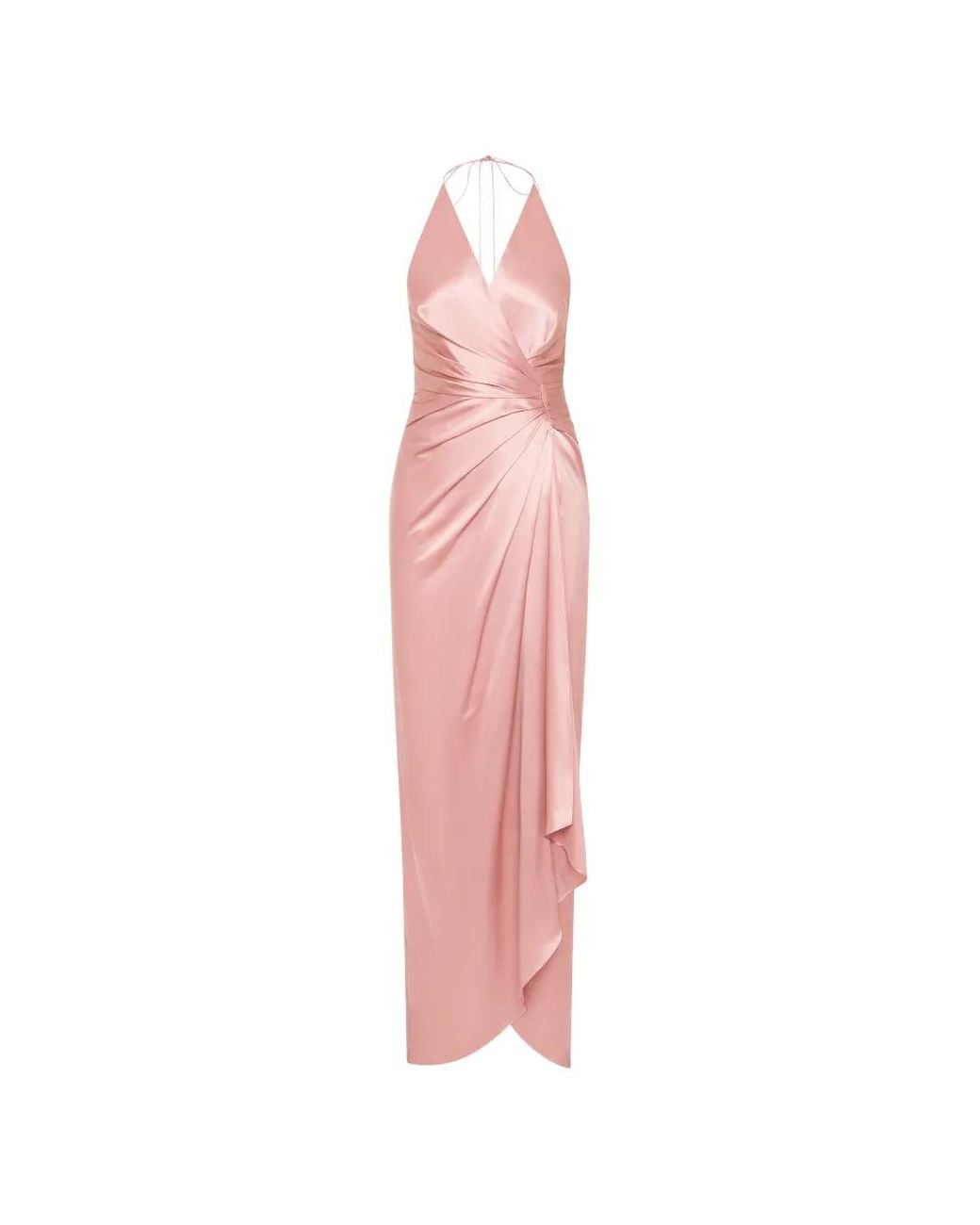 Rebecca Vallance Pink Billy V-Neck Maxi Dress