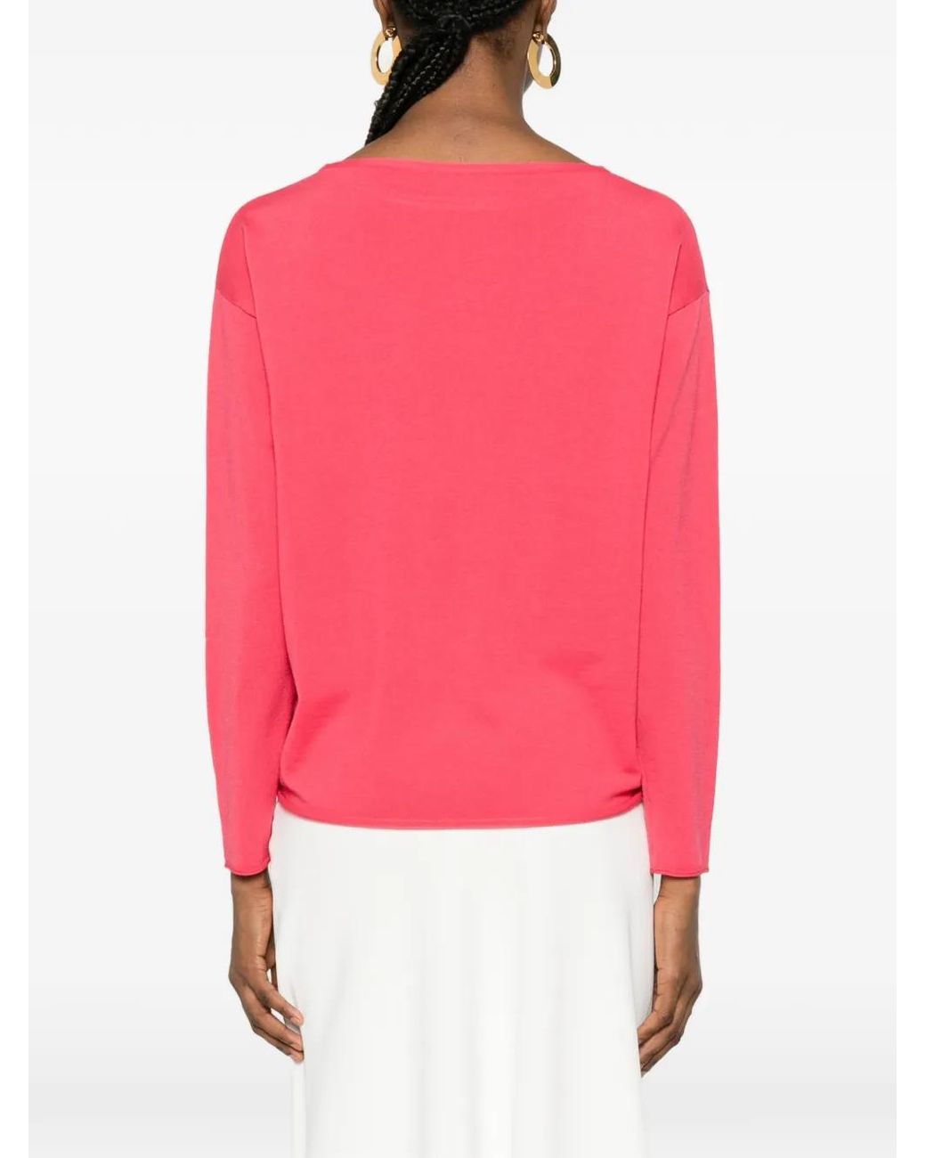Hemisphere Pink Long-Sleeve T-Shirt