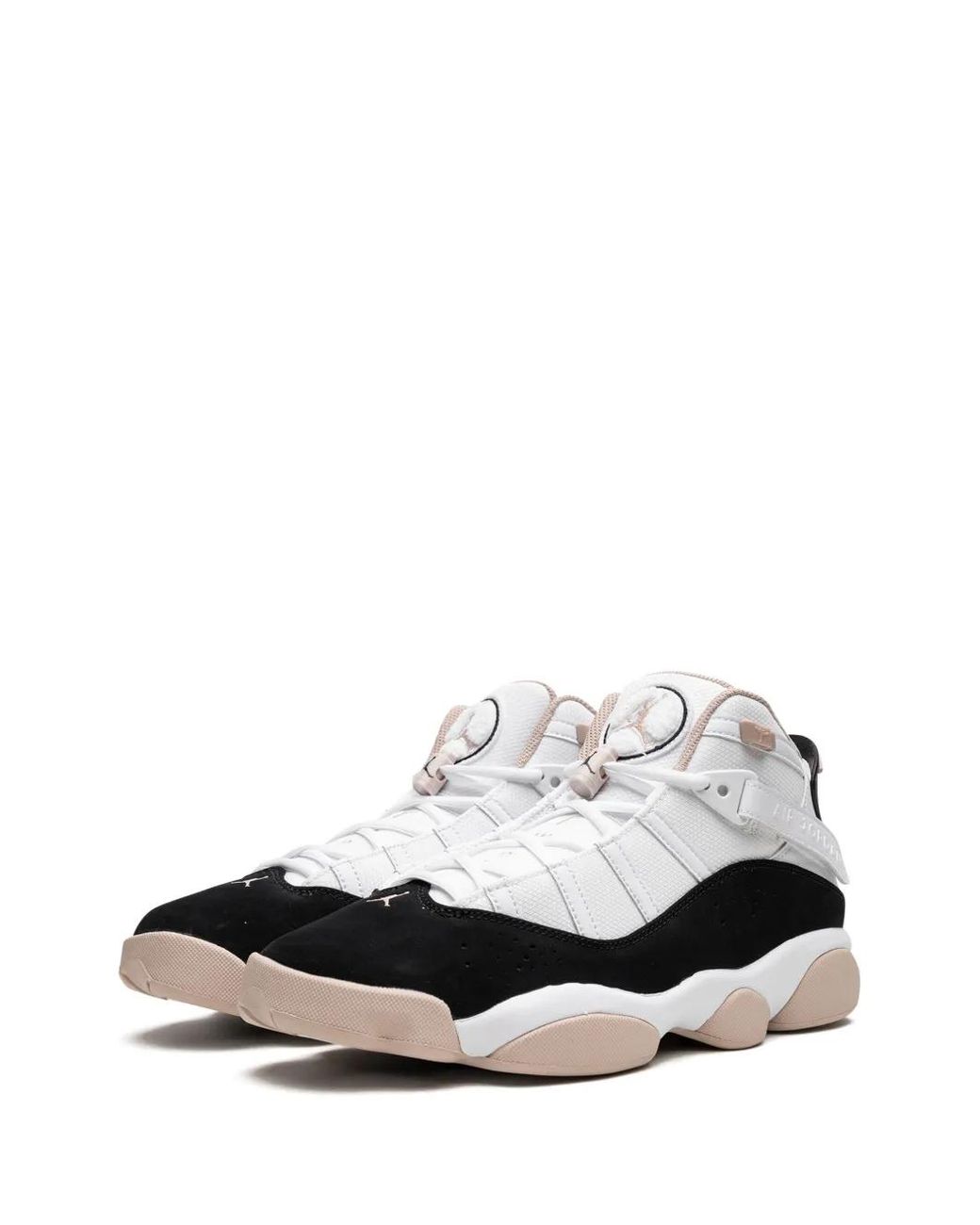 Nike White 6 Rings "Fossil Stone" Sneakers for men