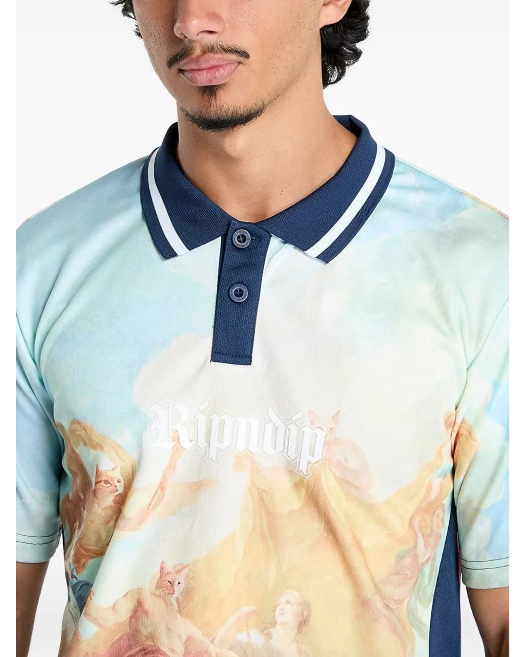 RIPNDIP Blue Heavens Waiting Soccer Jersey for men