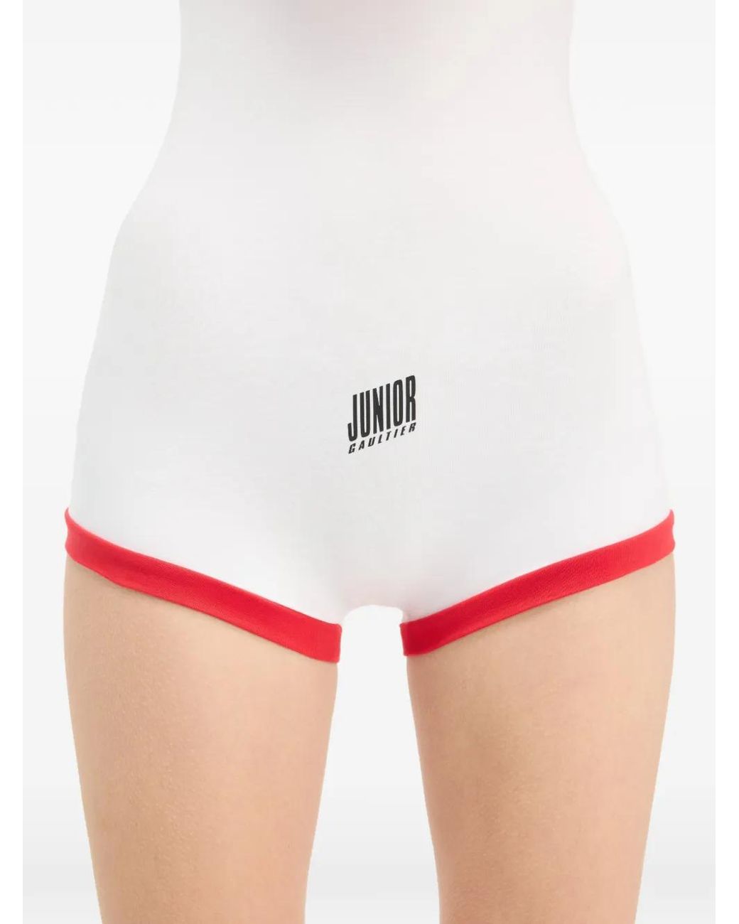 Tuta Corta Junior Gaultier A Maniche Lunghe di Jean Paul Gaultier in Red