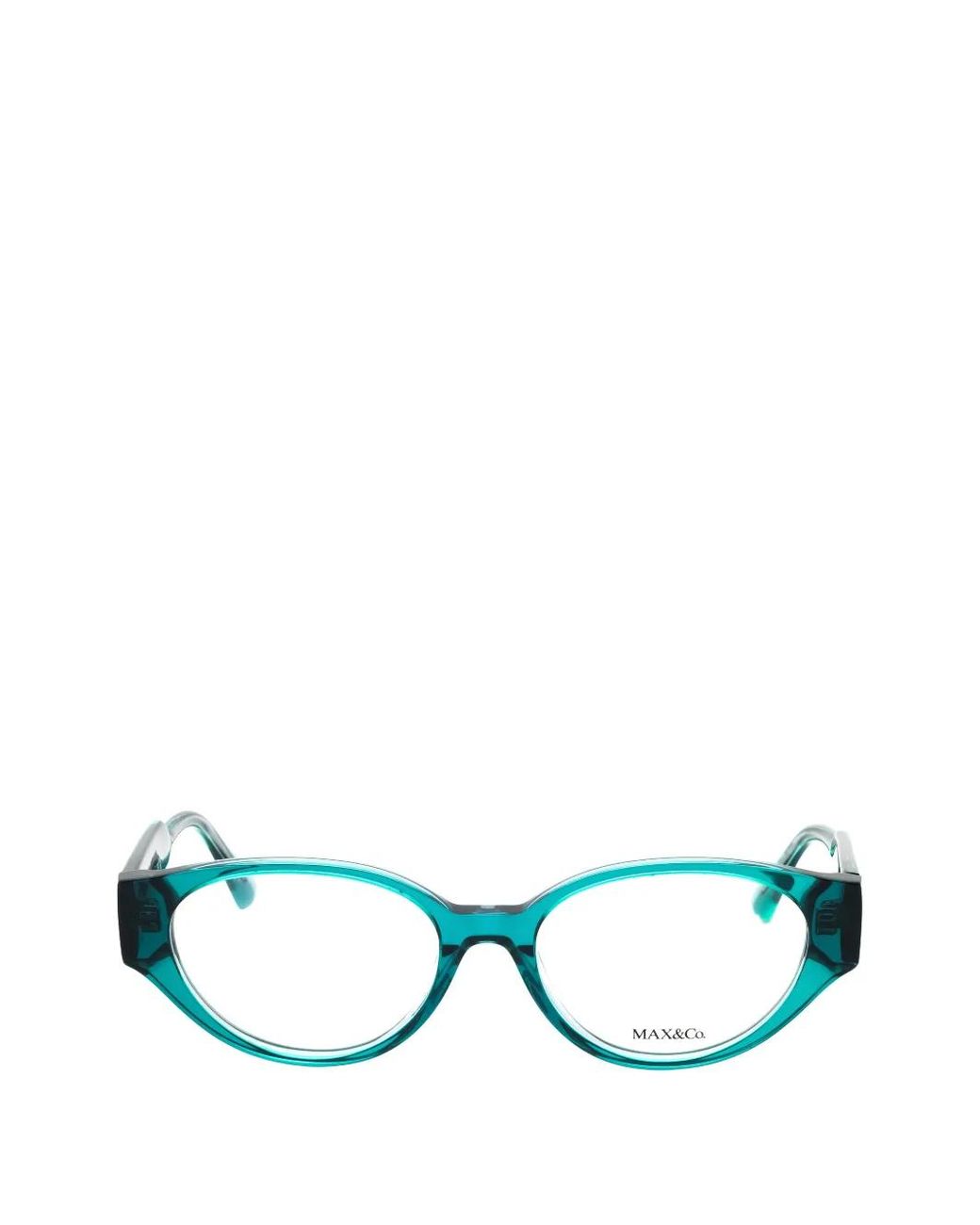 MAX&Co. Blue Oval-Frame Glasses
