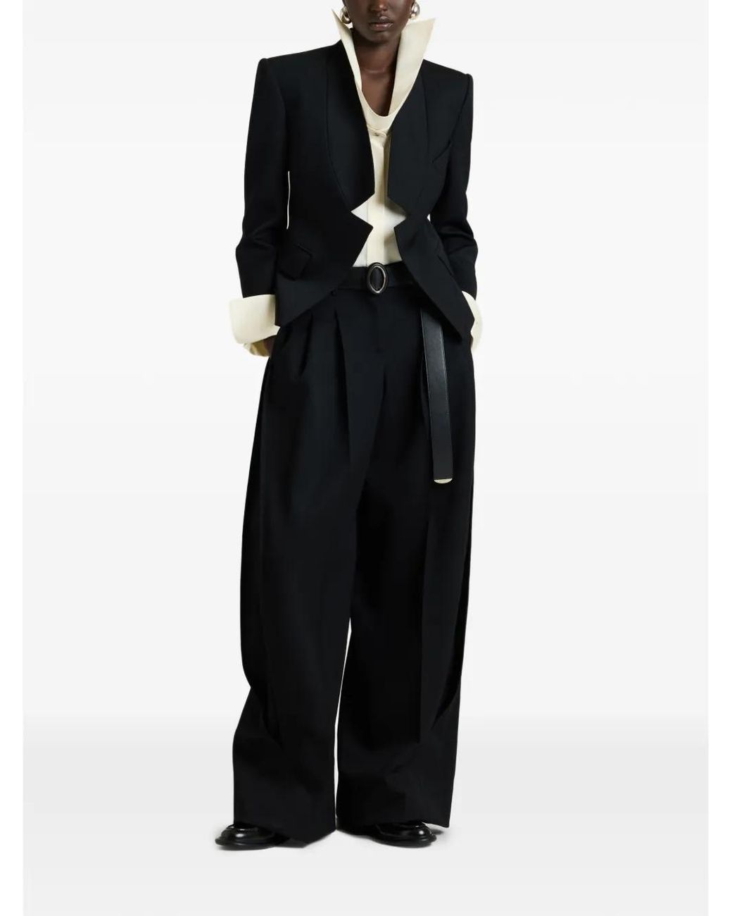 Givenchy Black Reverse Lapel Jacket