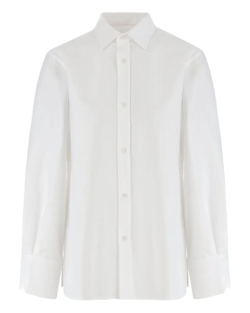 DARKPARK White Long-Sleeve Button-Down Shirt