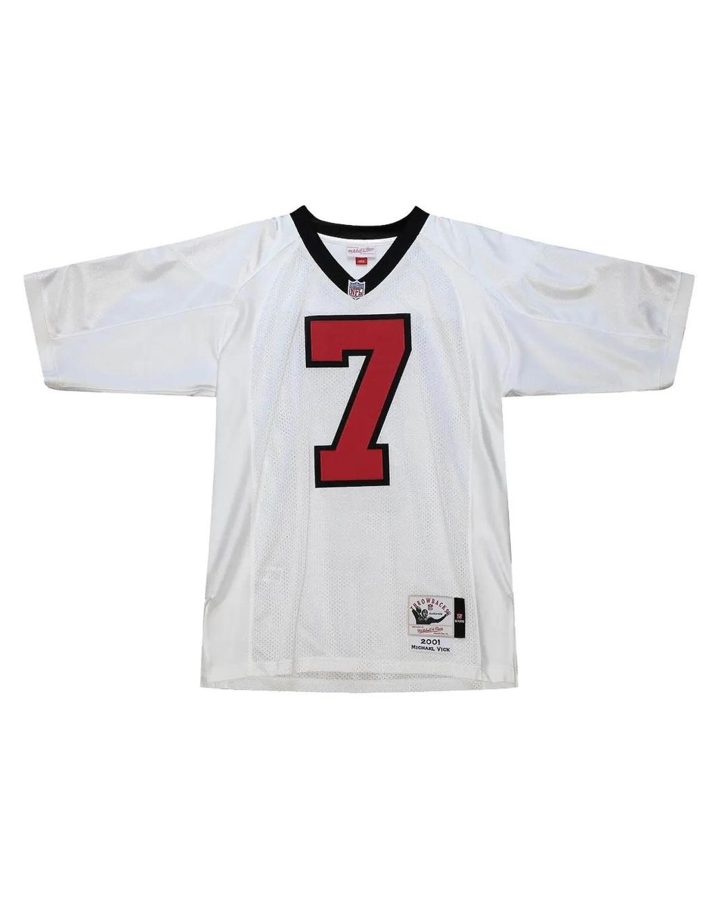 Mitchell & Ness White 2001 Michael Vick Authentic "Atlanta Falcons" Jersey for men