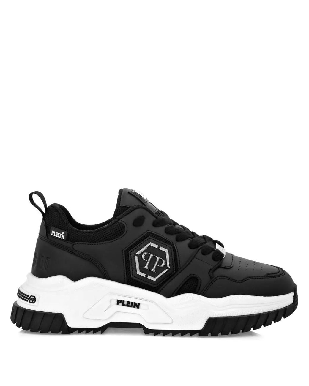 Philipp Plein Black Predator Chunky-Sole Sneakers