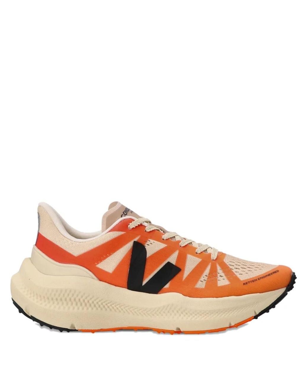 Veja Orange Baskets À Logo Imprimé