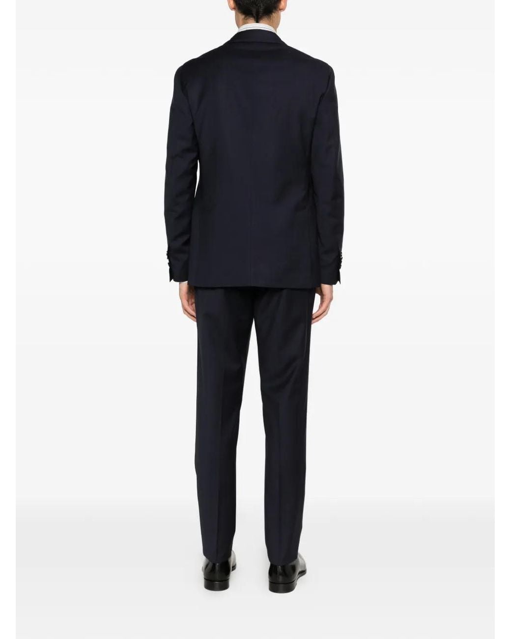 Lardini Blue Button Single-Breasted Suit for men