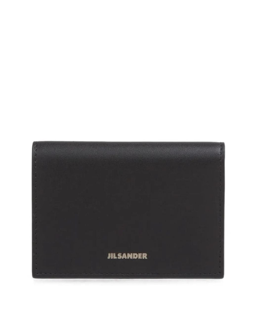 Tarjetero Con Logo Estampado Jil Sander de hombre de color Black