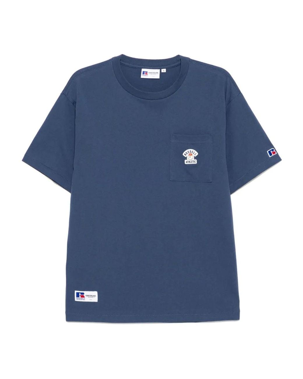 Chocoolate Blue Pocket T-Shirt for men