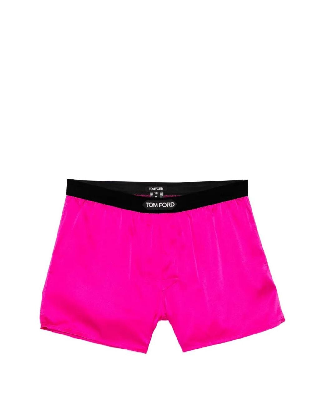Tom Ford Pink Logo-Patch Boxer Shorts for men