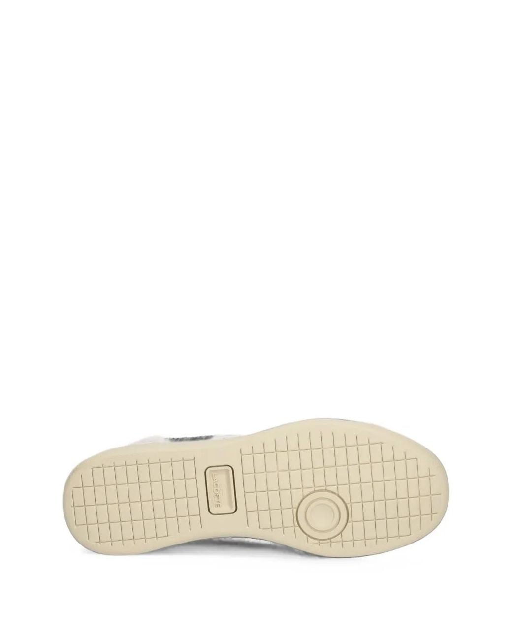 Lacoste White Carnaby Logo-Patch Sneakers