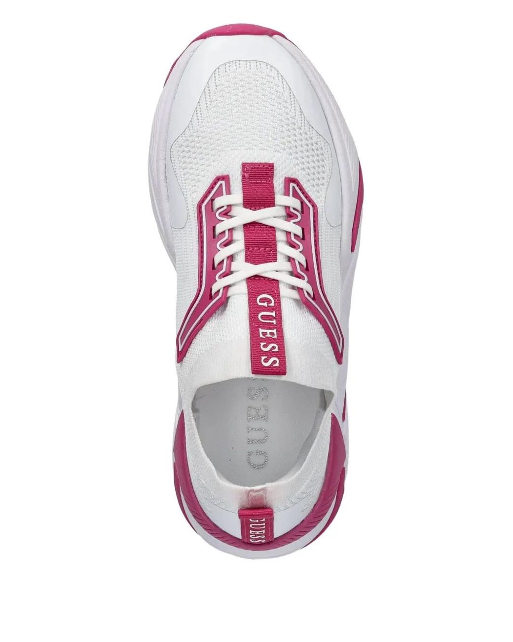 Guess Pink Gaxtin Mesh-Panel Sneakers
