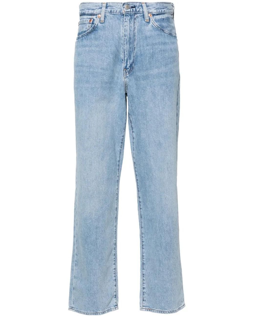 Levi's Blue 568 Loose-Leg Jeans for men