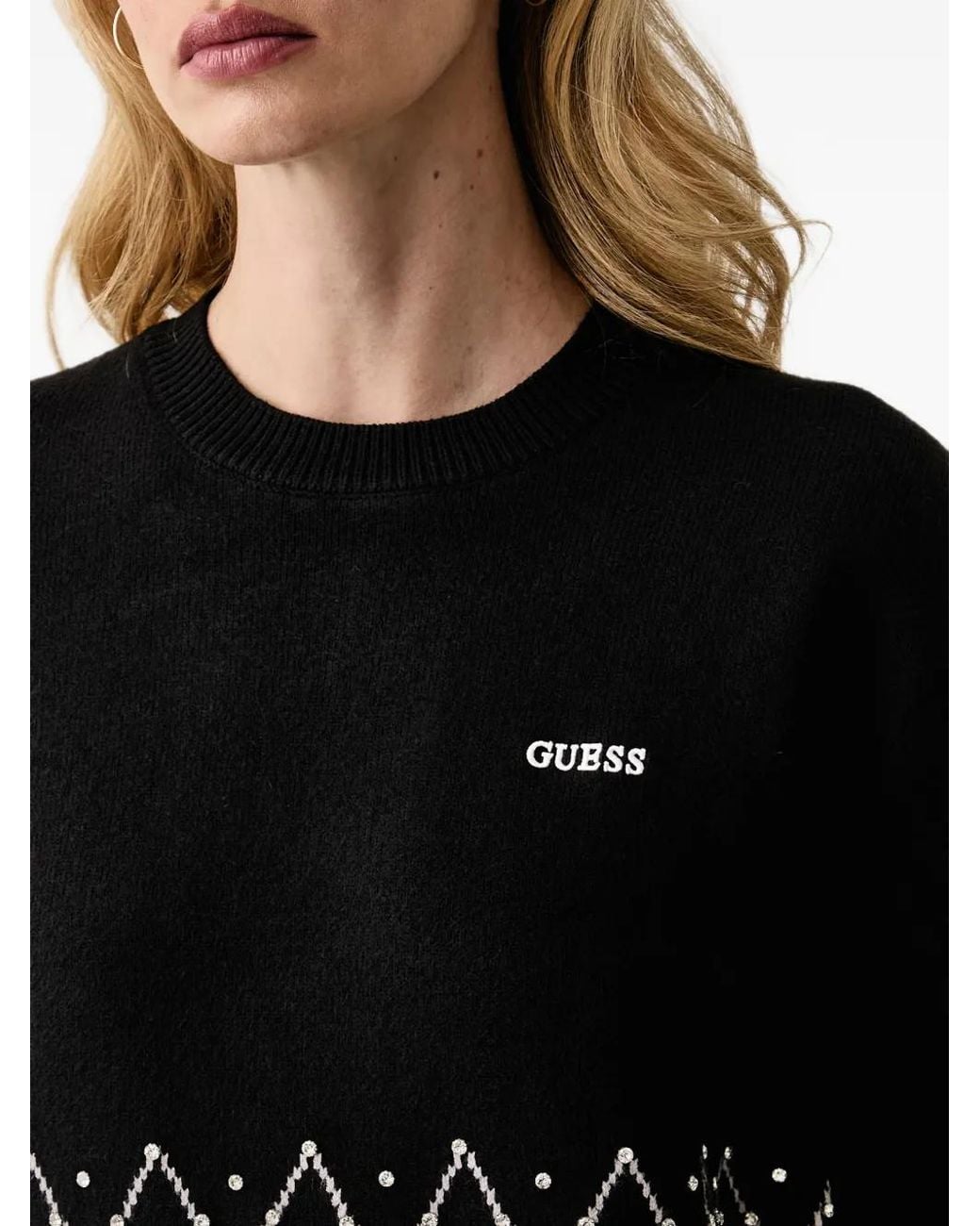 Guess Black 4G Logo Sweater