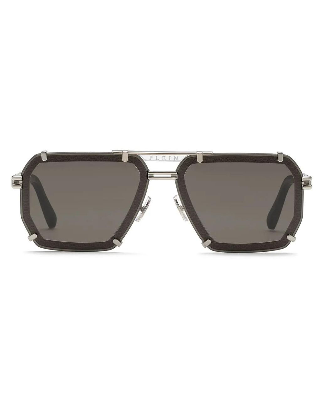 Philipp Plein Gray Plein Legacy Sunglasses for men