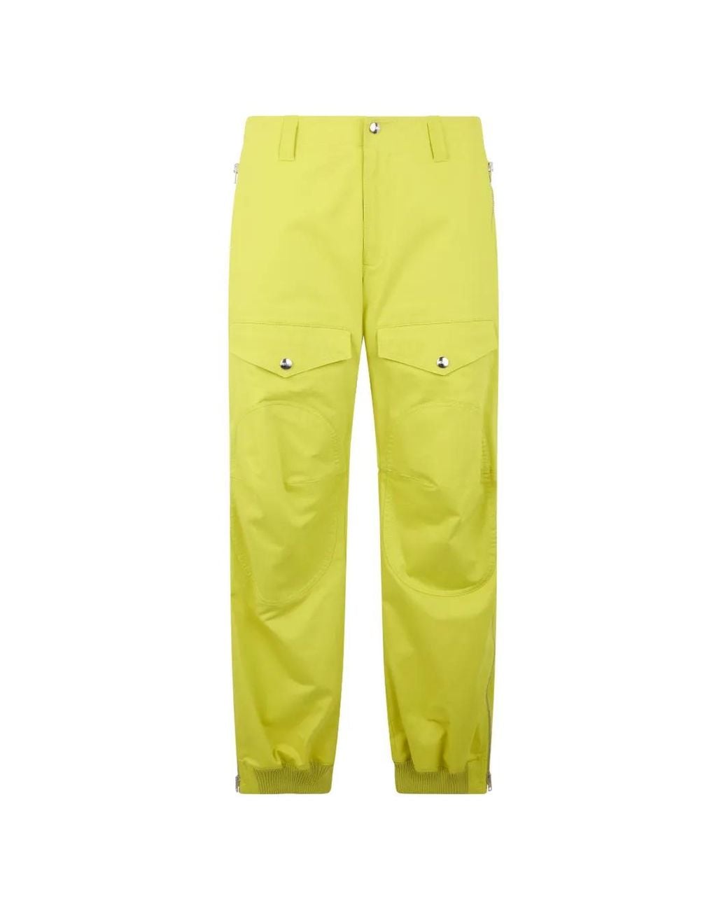Moschino Yellow Pantalon Droit À Chevilles Élastiquées for men