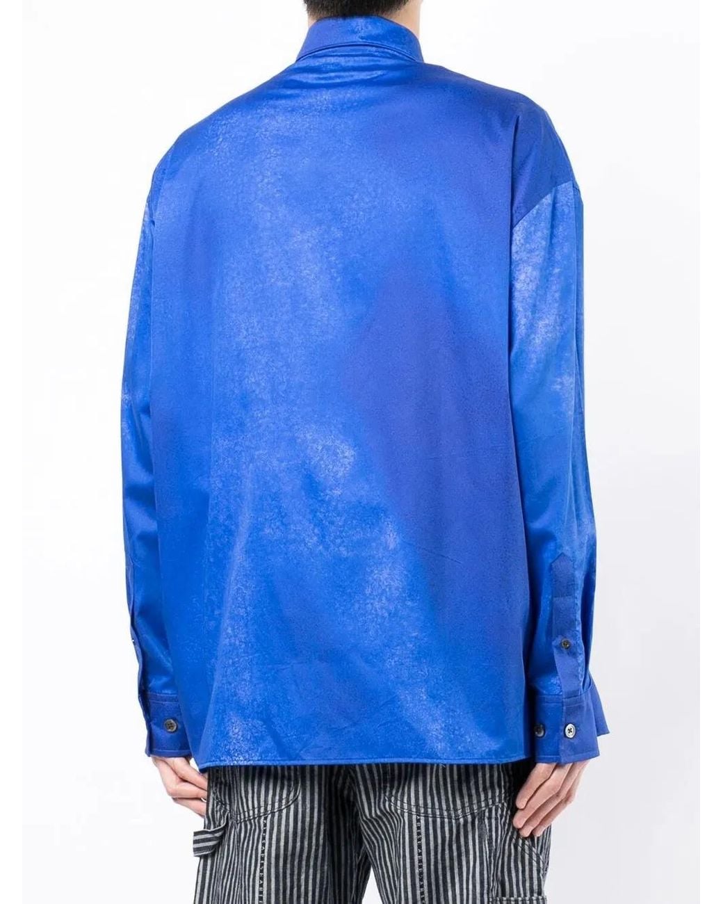 Camisa Con Efecto De Spray Etudes Studio de hombre de color Blue